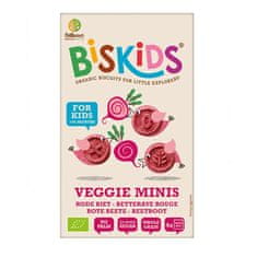 Belkorn Belkorn Biskids BIO dětské celozrnné mini sušenky s červenou řepou 120g