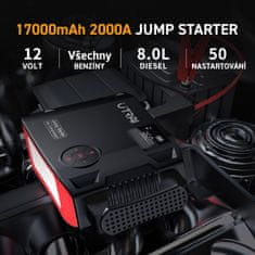 UNI Jstar 5 - 17000mAh power banka kompresor JUMP STARTER