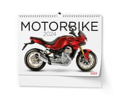 Baloušek Kalendář nástěnný A3 Motorbike - na šířku