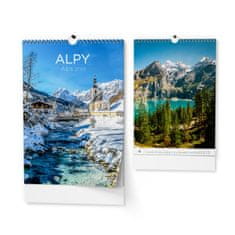 Baloušek Kalendář nástěnný A3 Alpy