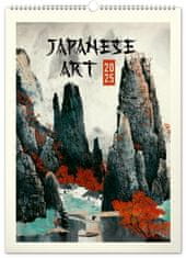 Kalendář 2025 nástěnný: Vintage plakáty - japonské umění, 33 × 46 cm