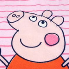 CurePink Dětský ručník - pončo Peppa Pig|Prasátko Pepa: Jeden sluneční den (50 x 115 cm)