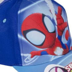 CurePink Dětská kšiltovka Marvel|Spiderman: Spideyho skvělí kamarádi (obvod 51 cm)