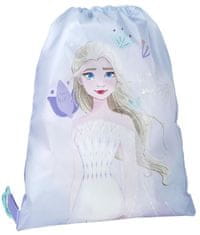 CurePink Pytlík gym bag Disney|Frozen|Ledové království: Elsa (30 x 39 cm)