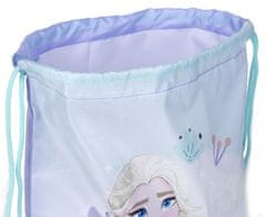 CurePink Pytlík gym bag Disney|Frozen|Ledové království: Elsa (30 x 39 cm)