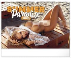 Grooters NOTIQUE Nástěnný kalendář Summer Paradise 2025, 48 x 33 cm