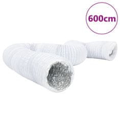 shumee Ventilační potrubí hliník a PVC 6 m Ø 10 cm