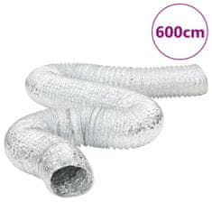 shumee Ventilační potrubí hliník 6 m Ø 15 cm