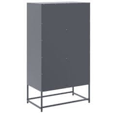 Vidaxl Skříň highboard olivově zelená 68,5 x 38,5 x 107 cm ocel