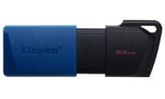 Kingston DataTraveler EXODIA M 64GB / USB 3.2 Gen1 / černá + modrá