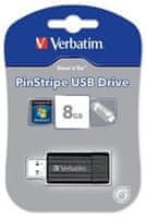 Verbatim Store 'n' Go PinStripe 8GB USB 2.0 černá