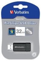 Verbatim Store 'n' Go PinStripe 32GB USB 2.0 černá