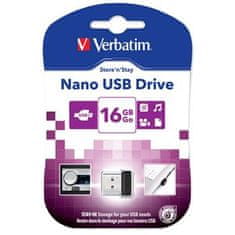 Verbatim Store 'n' Stay NANO 16GB USB 2.0 černá