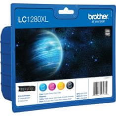 Brother LC-1280XL sada inkoustů - black, magenta, yellow, cyan