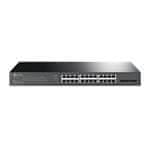 TP-Link switch 28-Port, 24x 10/100/1000Mbps RJ45 PoE+ 802.3at/af, 4× Gbit SFP slots, 250W