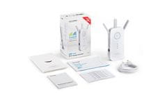 TP-Link RE450 AC1750 Wi-Fi Range Extender, Wall Plugged, Qualcomm CPU, 3 external antennas, 1 Gigabit Port