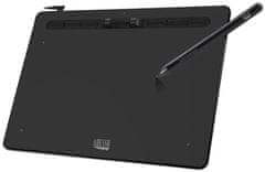 ADESSO CYBERTABLET K10/ grafický tablet 10” x 6”/ 8192 úrovní tlaku/ 6 programovatelných tlačítek/ scroll kolečko/ USB