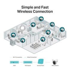 TP-Link Kamera VIGI C440-W(4mm) 4MPx, IP Turret, WiFi, přísvit 30m