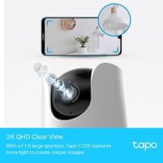 TP-Link Kamera Tapo C225 IP, 4MPx, WiFi, přísvit