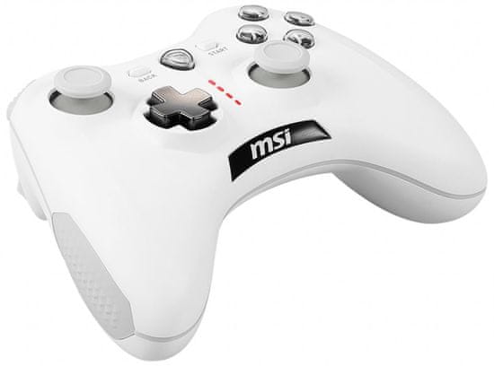 MSI gamepad FORCE GC30 V2 WHITE/ bezdrátový/ bílý/ OTG/ USB/ pro PC, PS3, Android