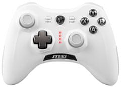 MSI gamepad FORCE GC30 V2 WHITE/ bezdrátový/ bílý/ OTG/ USB/ pro PC, PS3, Android