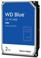 WD BLUE 2TB / 20EZBX / SATA 6Gb/s / Interní 3,5"/ 7200rpm / 256MB