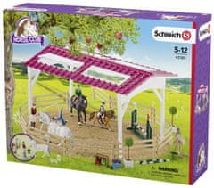 Schleich Horse Club 42389 Jezdecká škola s jezdci a koňmi