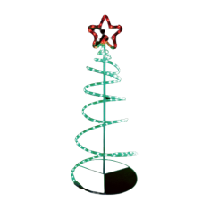 ACA Lightning  LED vánoční stromeček s hvězdou 120 LED/20W/230V/IP44/zelená a červená barva