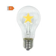 Diolamp  Retro LED Filament žárovka A60 Star Clear 2W/230V/E27/2700K/200Lm/360°