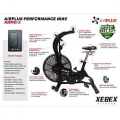 Xebex Fitness Air Bike XEBEX Cyklotrenažér AirPlus Performance Magnetic Smart Connect