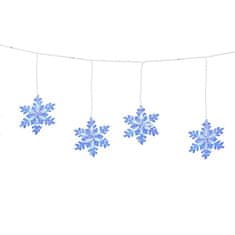 ACA Lightning  LED vánoční závěs Sněhové vločky, 3x3m, studená bílá, IP44, 120 LED