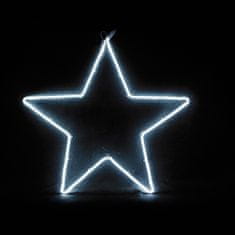 ACA Lightning  Neonová hvězda do okna 12W, studená bílá barva, IP44