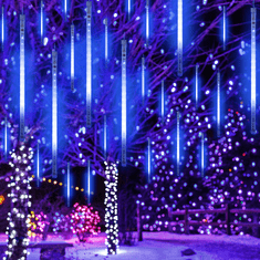 ACA Lightning  LED vánoční závěs Rampouchy, 8,2m, studená bílá, IP44, 240 LED