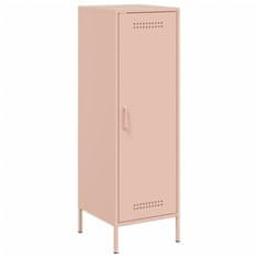 Vidaxl Skříň highboard růžová 36 x 39 x 113 cm ocel