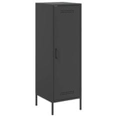 Vidaxl Skříň highboard černá 36 x 39 x 113 cm ocel