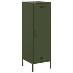 Vidaxl Skříň highboard olivově zelená 36 x 39 x 113 cm ocel