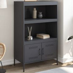 shumee Skříň highboard antracitová 68 x 39 x 113 cm ocel