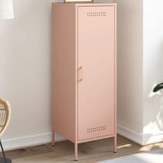 shumee Skříň highboard růžová 36 x 39 x 113 cm ocel