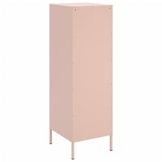 Vidaxl Skříň highboard růžová 36 x 39 x 113 cm ocel