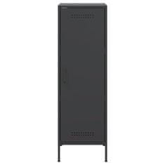 Vidaxl Skříň highboard černá 36 x 39 x 113 cm ocel