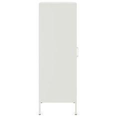 Vidaxl Skříň highboard bílá 36 x 39 x 113 cm ocel