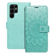 FORCELL Pouzdro flipové MEZZO Book SAMSUNG S22 Ultra mandala green 5903396135712