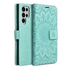 FORCELL Pouzdro flipové MEZZO Book SAMSUNG S22 Ultra mandala green 5903396135712