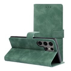 FORCELL Pouzdro Flipové TENDER Book Case pro SAMSUNG Galaxy S24 Ultra green 5903396232008