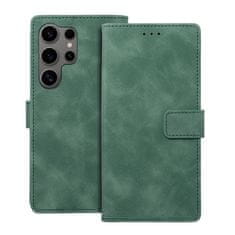 FORCELL Pouzdro Flipové TENDER Book Case pro SAMSUNG Galaxy S24 Ultra green 5903396232008