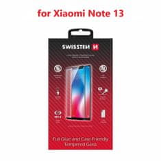 SWISSTEN Sklo Swissten Full Glue, Color Frame, Case Friendly Pro Xiaomi Note 13 Černé