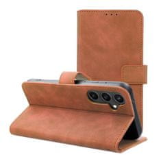 FORCELL Pouzdro Flipové TENDER Book Case pro SAMSUNG Galaxy S23 FE brown 5903396227240