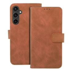 FORCELL Pouzdro Flipové TENDER Book Case pro SAMSUNG Galaxy S23 FE brown 5903396227240