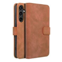 FORCELL Pouzdro Flipové TENDER Book Case pro SAMSUNG Galaxy S23 FE brown 5903396227240