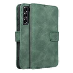 FORCELL Pouzdro Flipové TENDER Book Case pro SAMSUNG Galaxy S21 FE green 5903396228841